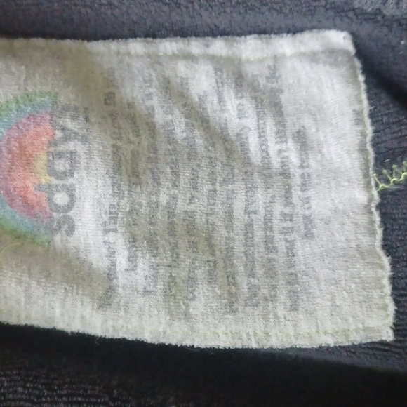 BOHO Cute Sweatpants Chevron Striped Leg Size Medium Jogger Track Pants Retro - Picture 4 of 13